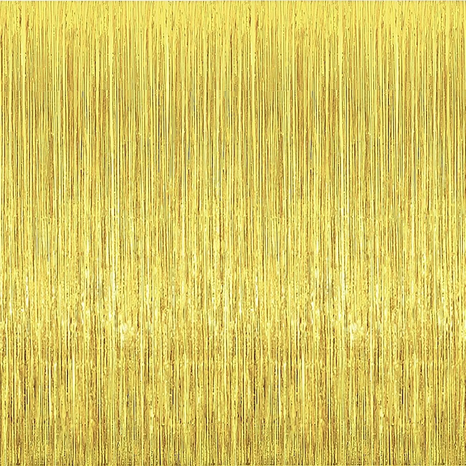 2 count 3.2ft x 8.2ft Shiny  Metallic Tinsel Foil Fringe Curtains Photo Booth Backdrop for Birthday Wedding Holiday Celebration Bachelorette Party Decorations