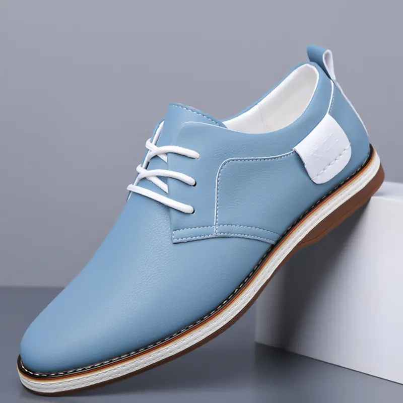 Men's Large Size Business Casual Shoes, Anti-Slip Durable British Style Formal Shoes, Fashion Business Chelsea Boots, Ideal for Daily Wear, PU Leather Footwear