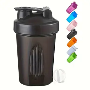 [Leakproof Protein Shaker] Leakproof 13.5oz Protein Shaker Bottle with Mixing Ball |   Gym Shaker Cup for Fitness & Meal Prep