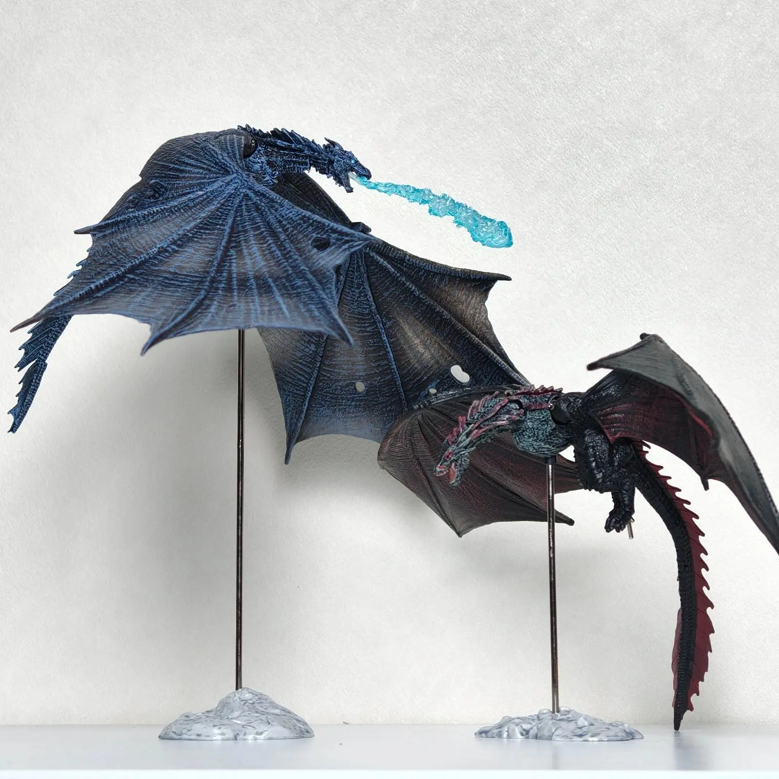 Ice Dragon Fire Dragon Thrones Movable Figure Model Action Toys Collectible Desk Model Birthday For Gift