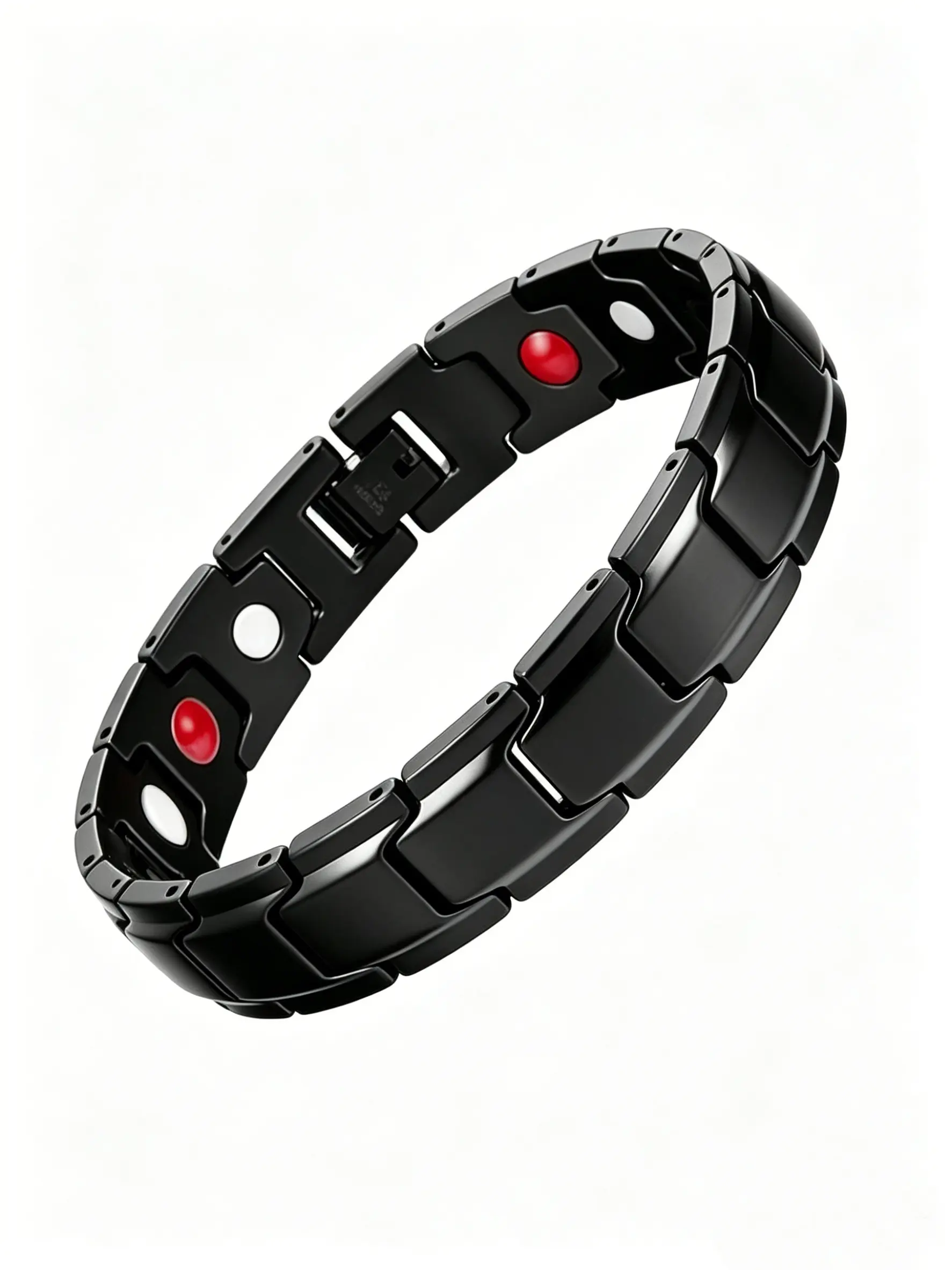 🔥Black Titanium Magnetic Therapy Bracelet | Pain Relief & Energy Boost | Stylish Health Jewelry for Everyday Wear