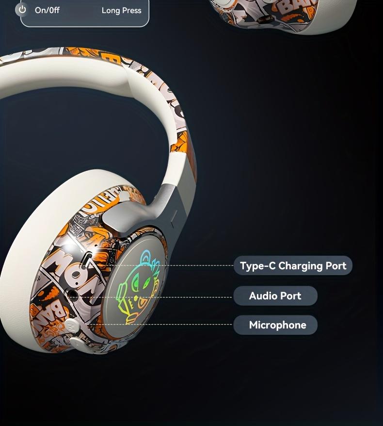 Wireless Headphone,Foldable Bluetooth Headphones Over Ear Wireless Headset for Gaming, Phones, Computers, Electronics AudioHeadphone Arrived before Christmas Wireless 5.3 Gaming Headphones