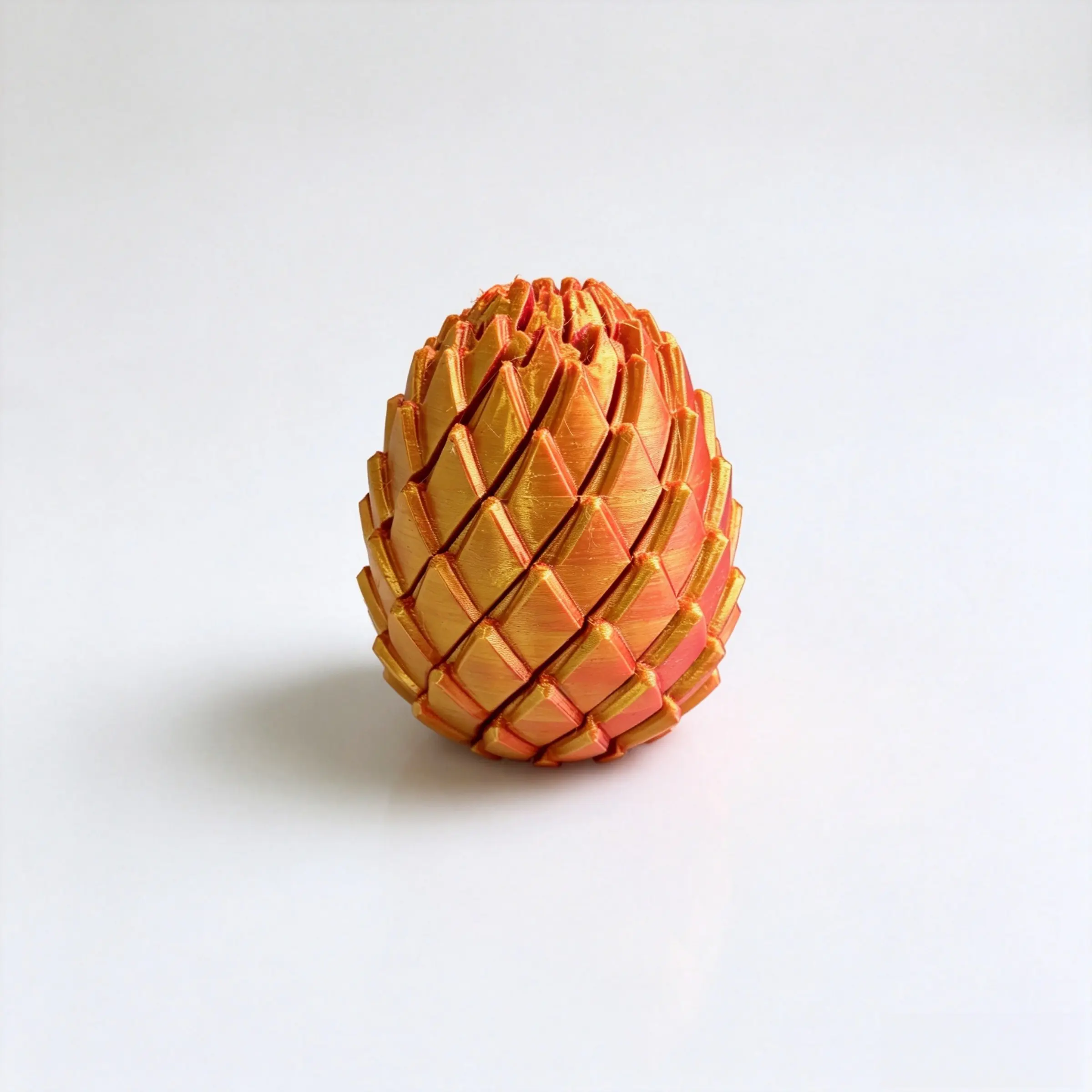 3D Printed Stress Relief Dragon Egg, Transformable Twisting Egg, Creative Pressure Release Toy, Spiral Slime Model, Handmade Dragon Scale Egg