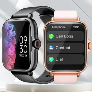 Smart Watch, 1.83'' Full Touch Screen Display with Message, Answer Make Call Smartwatch, Sports Pedometer, Information Alerts, for Iphone/Android Phones, Smartbands Fitness Watch for Women/Men Friend Gift, Birthday Gift