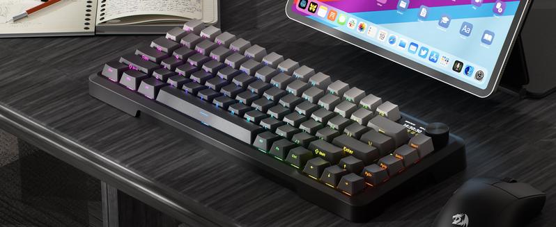 Redragon K724 PRO Wireless Gasket Gaming Keyboard w/Hype 1.14’’ TFT Screen & Knob, 81-Key 75% Mechanical Keyboard, 5-Layer Noise Dampening, Hot-Swap South-Facing RGB Socket, Gradient PBT Keycaps Redragon K724 PRO Wireless Gasket Gaming Keyboard w/Hype 1.14’’ TFT Screen & Knob, 81-Key 75% Mechanical Keyboard, 5-Layer Noise Dampening, Hot-Swap South-Facing RGB Socket, Gradient PBT Keycaps