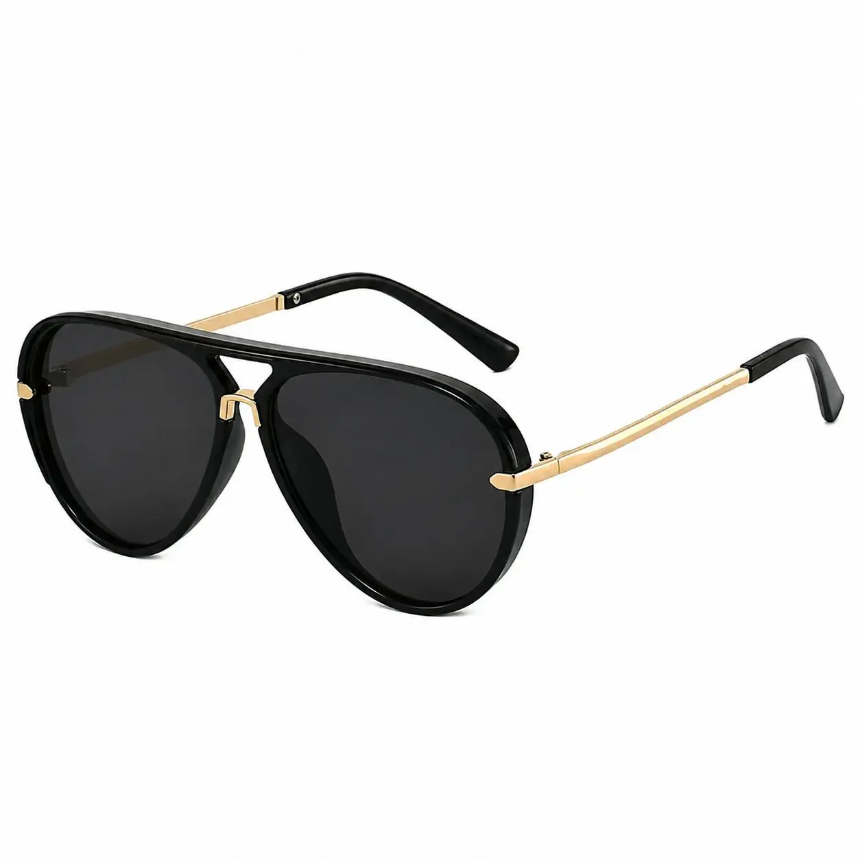 Women's Full-Rim Aviator Sunglasses - Multi-Color Gradient Lenses, Lightweight, UV-Protection Eyewear for Summer Beach, Outdoor Sports, Everyday Comfort & Style