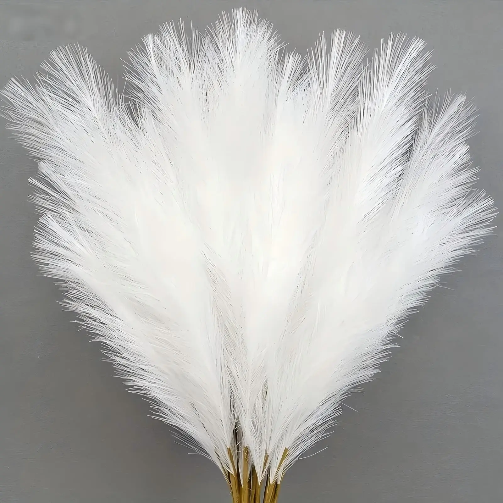 20 Pcs Realistic Reed Flower Bouquets Set, Artificial Indoor, Perfect for Any Season, Bohemian Style Decor, Ideal for Weddings, Parties, Home Decoration