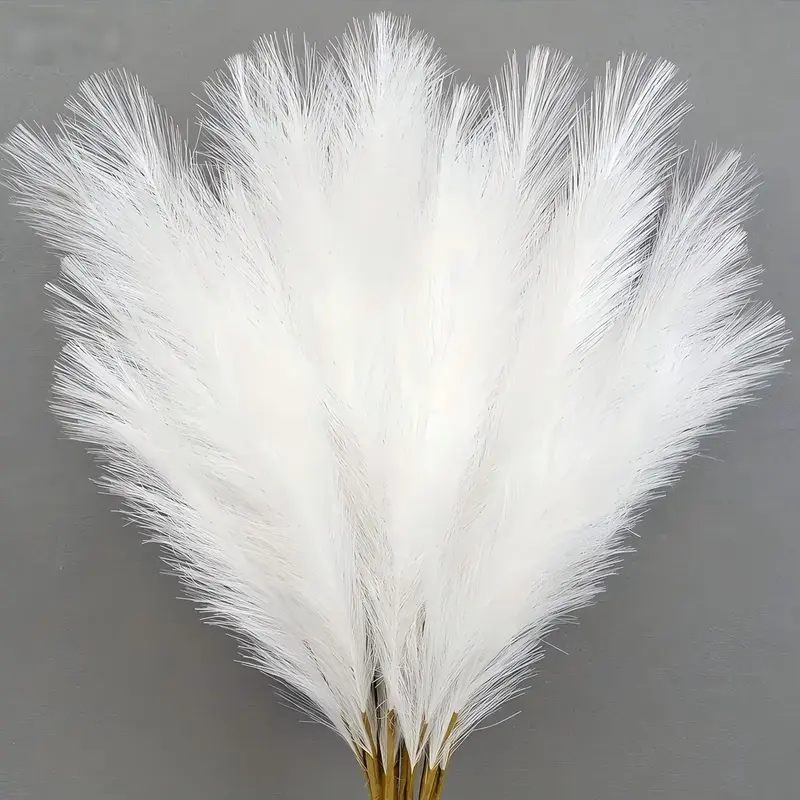 20 Pcs Reed Flower Bouquets Set, Artificial Indoor, Perfect for Any Season, Bohemian Style Decor, Decorative Florals, Ideal for Weddings, Parties, Home Decoration