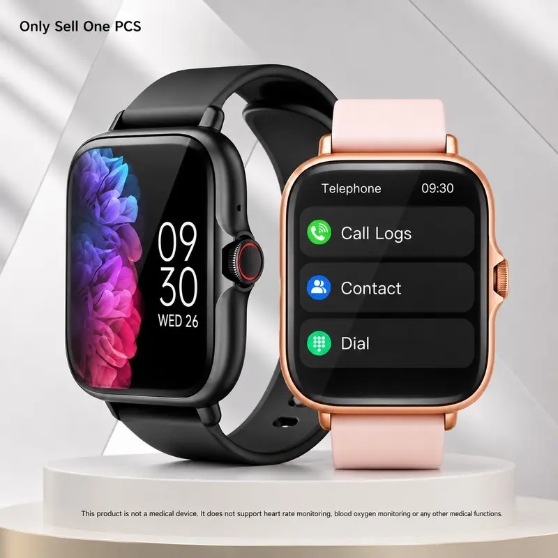 2026 New Fashion Full Screen Multifunctional Smart Watch, Smartwatch for Fitness, Sports Tracking Smartwatch, Multiple Sports Modes, Water Reminder, Message Notifications, Pedometer, Digital Display, Fitness Smartwatch