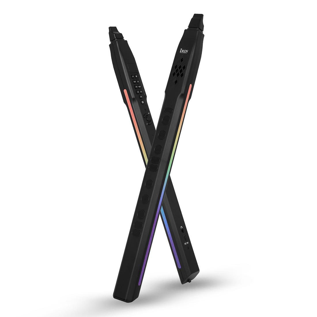 IRIN Electric Blowpipe Imitation Flute Clarinet Various Sounds S55  Mini Electric Wind Saxophone Wind Instrument