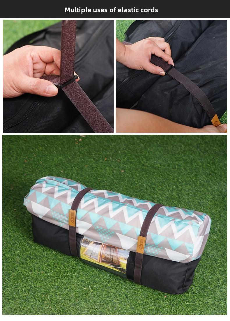 Outdoor camping straps with travel equipment, luggage tent canopy storage straps, Velcro straps 2 packs