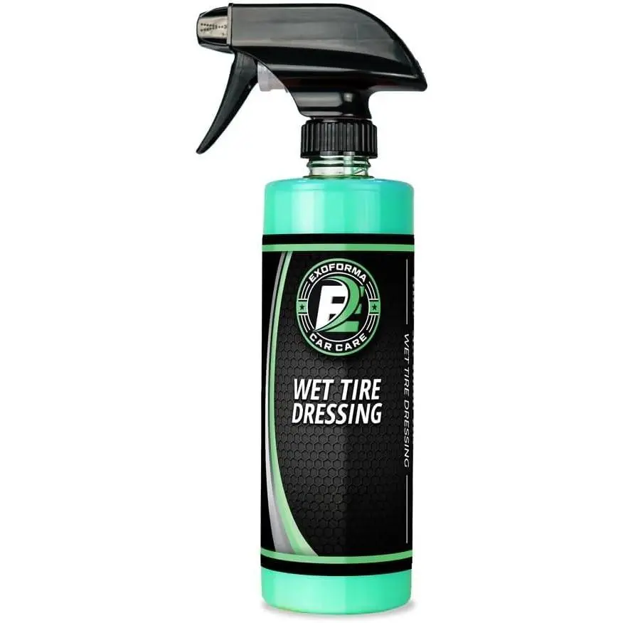 Wet Tire Dressing  - Extremely High Shine Tire Dressing for That Wet Look - No Sling, Non-  Formula with UV Protection - Easy to Apply, Minimal Cure Time - 16 fl oz