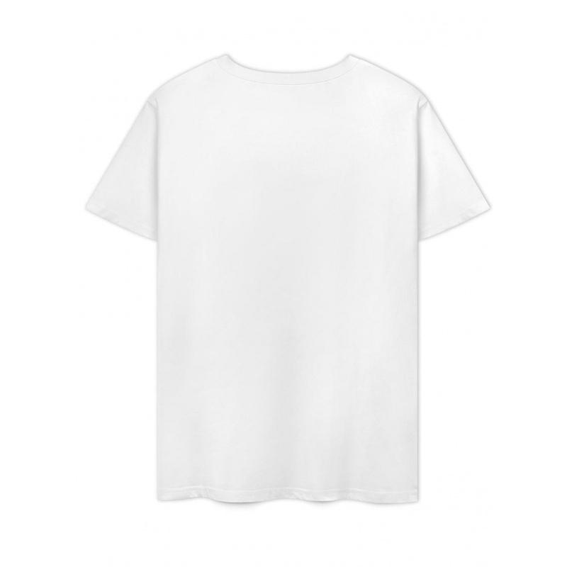 Minimalist Style Casual Cotton Short Sleeve Letter Print "Stay Sober" T-Shirt for Men Black Fabric Menswear