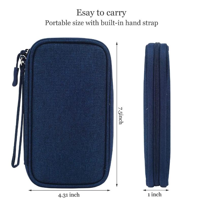 1pc Electronics Accessories Organizer Pouch Bag, Travel Universal Organizer for Cable, Charger, Phone Business Travel Gadget Bag