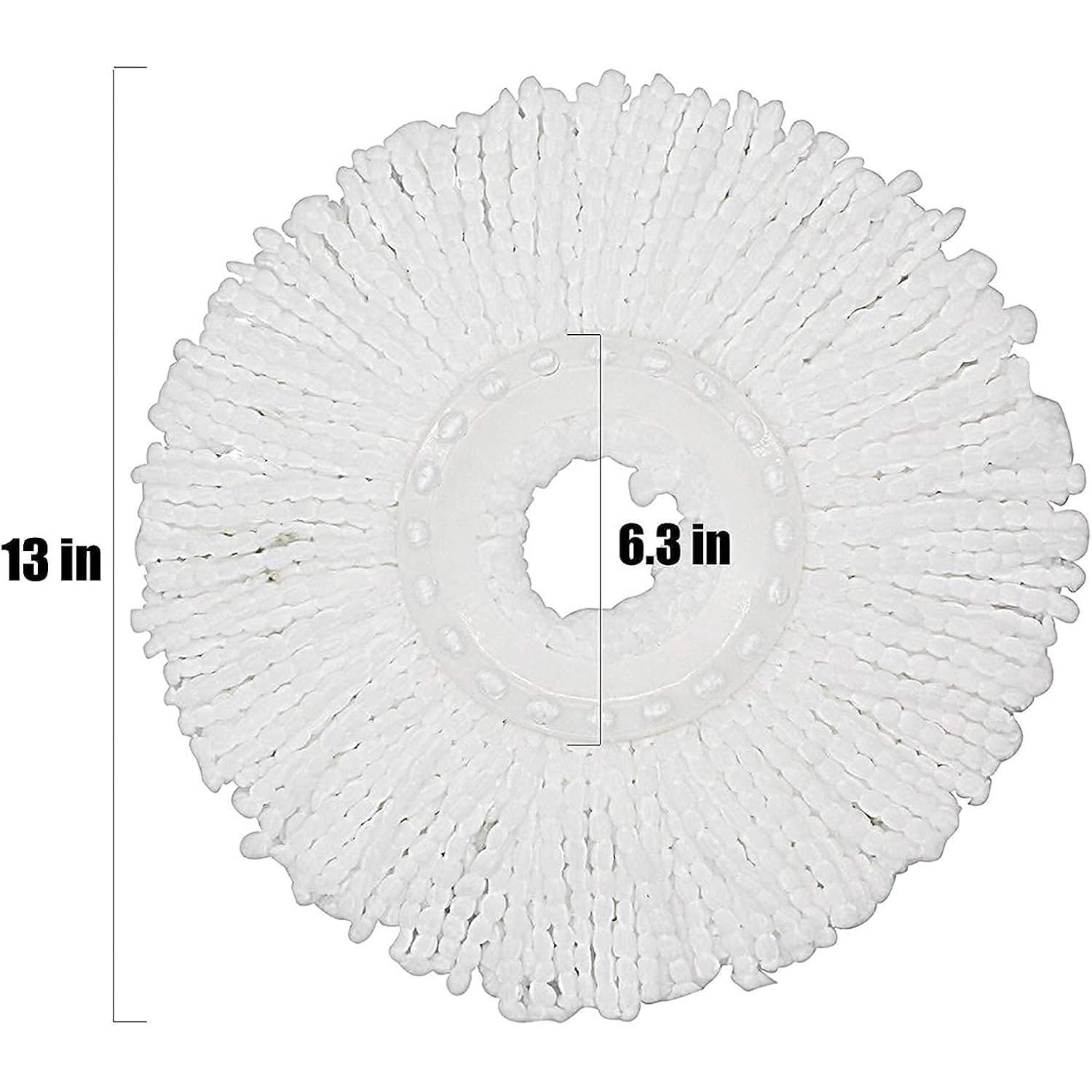 5 Replacement Mop   Refill for 360? Spin Magic Mop-Microfiber Replacement Mop -Round Shape Standard Size