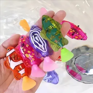 Baby bath light-up sensor electric small Cute Sensory fish playing in water pet fish swimming fish can swim realistic clownfish toy