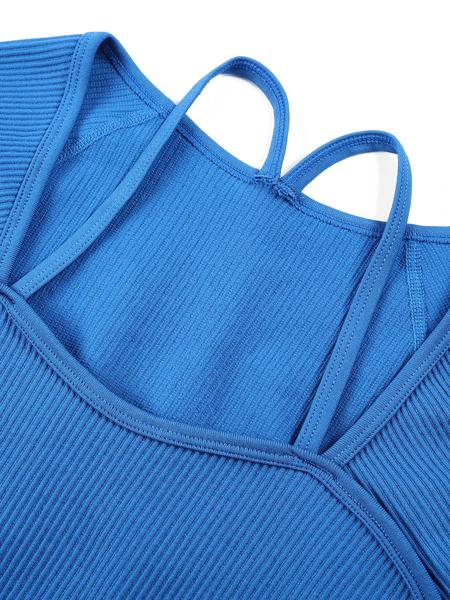 Women's Long Sleeve Casual Fitness Top, Fitness Activewear, Fitted Polyester Fabric, All Season Wearable Gym Training, Comfortable & Stylish Design