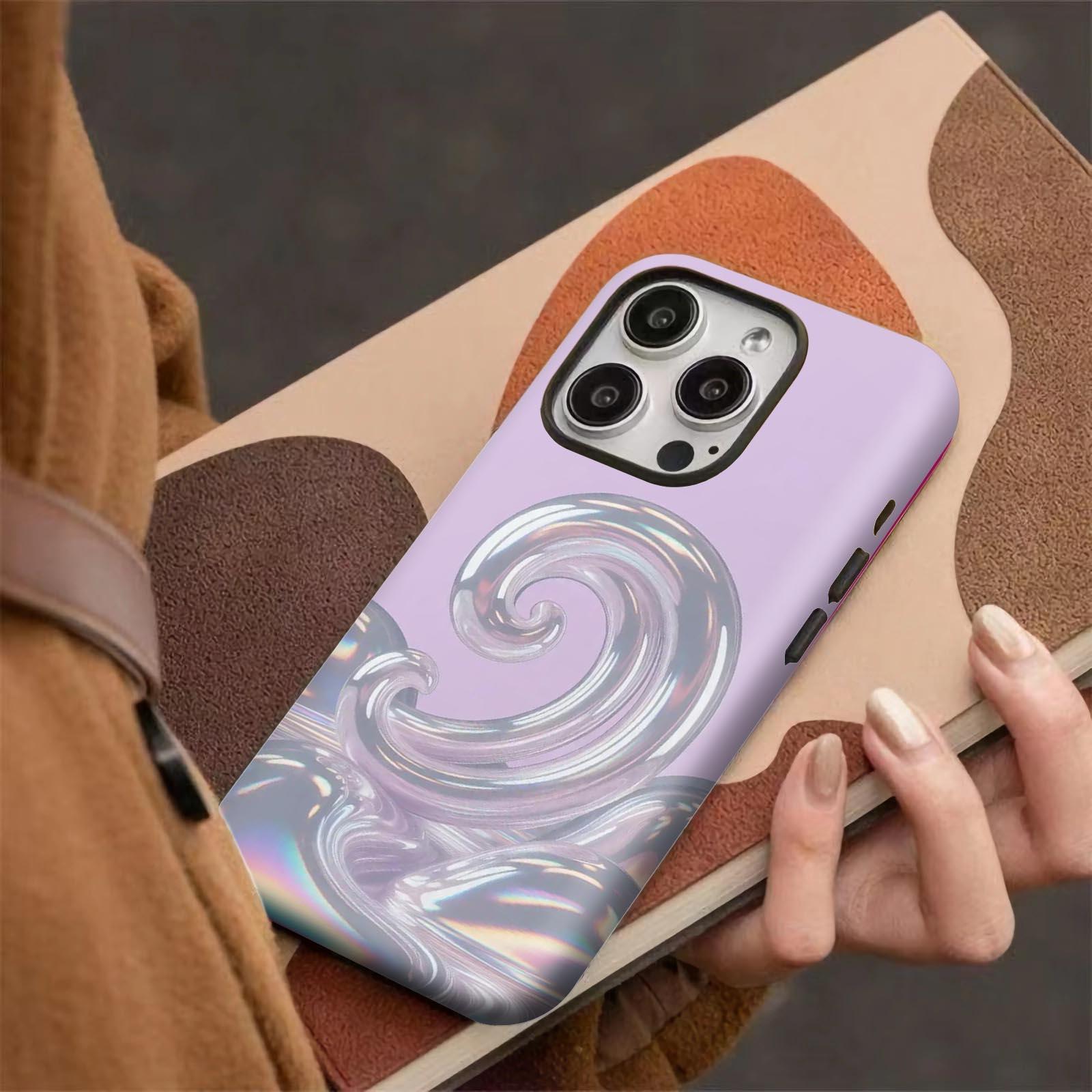 iridescent, swirl, wave Soft And Hard Two-In-One Film Printed Full Pattern Case For IPhone 16 15 14 13 1211 Pro Max Plus Phone Case iridescent, swirl, wave Soft And Hard Two-In-One Film Printed Full Pattern Case For IPhone 16 15 14 13 1211 Pro Max Plus Phone Case