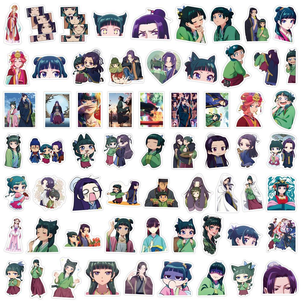 10/30/50/120pcs The Apothecary Diaries Stickers Ancient Costume Jinshi Anime Decal DIY Helmet Suitcase Laptop Car Maomao Sticker