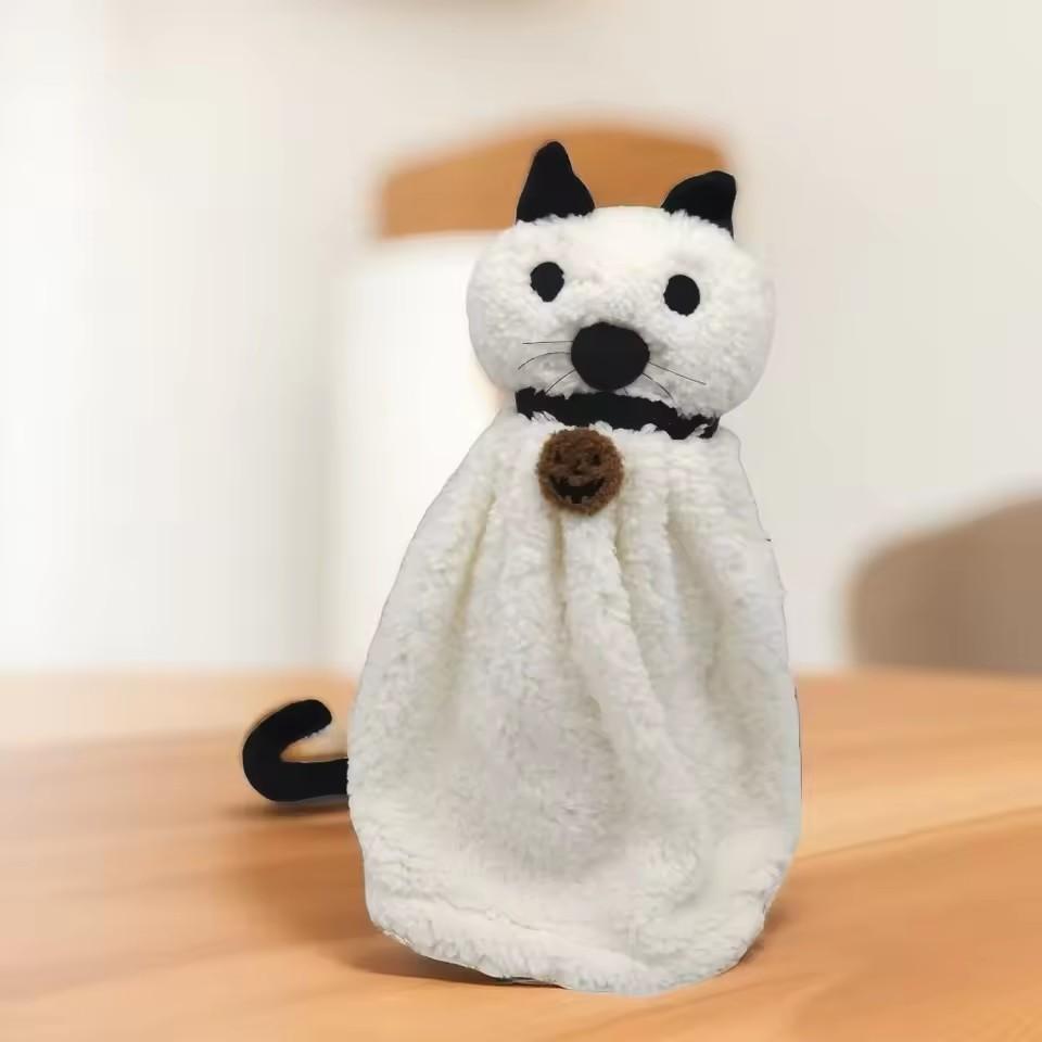 Gus the Ghost with Pumpkin Plush Toys Dog Cat Bat Soft Stuffed Animal Plush Halloween Christmas Gifts for Kids Home Decoration