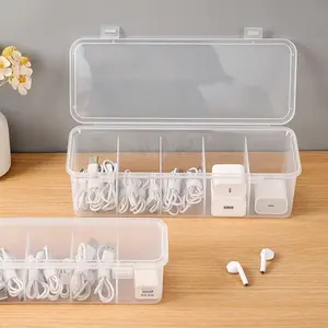 Cable Management Box, Multifunctional Cable Storage Box, Durable Cable Organizer for Home & Office