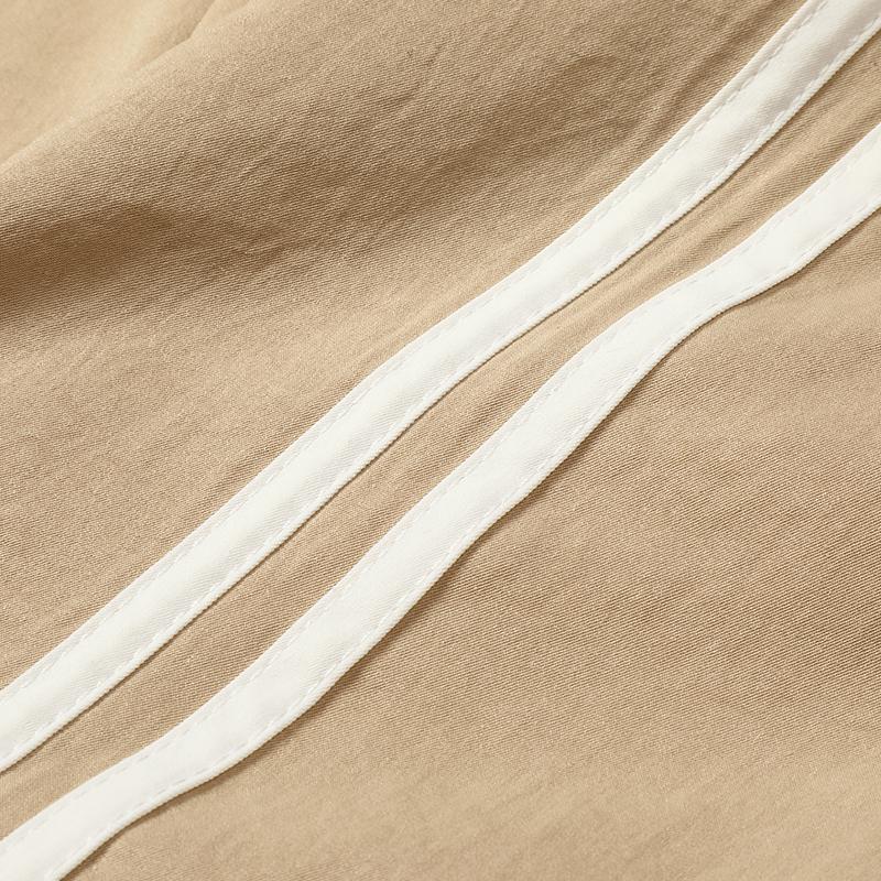 Men's stylish striped print drawstring waist sweatpants, casual and loose-fitting with pockets and a straight leg design, suitable for autumn and winter wear, men's everyday trousers.