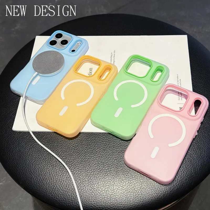 Magnetic Silicone Jelly iPhone Case Soft TPU ABS Shockproof Clear Translucent Protective Case for iPhone 17 Air 17 16 15 14 13 12 11Pro Max Plus,Vintage,Skull Cellphone Smartphone,anti-fall