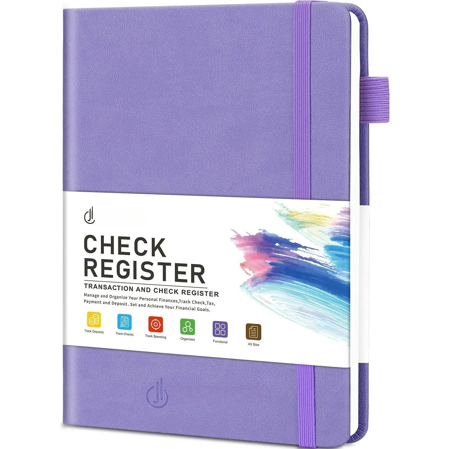 A5 Check Registers for Personal Checkbook, Accounting  for Small Business,Check Register Book Transaction Registers to Track Income & Expenses,  Account, A5 Hardcover - Very Peri