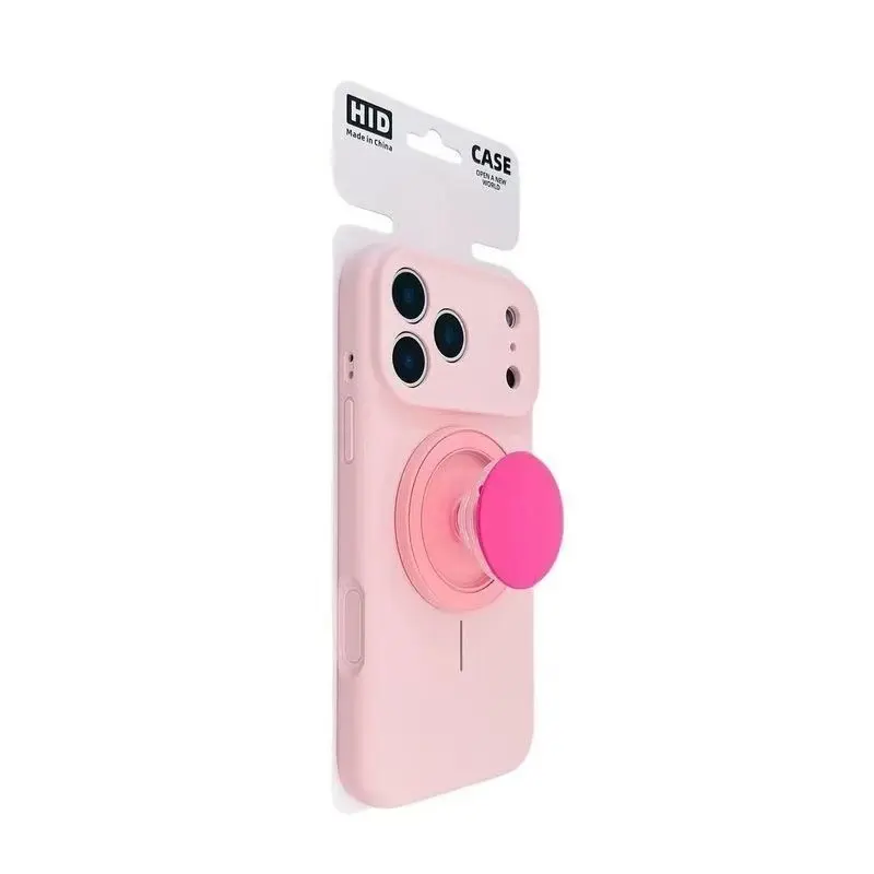 Luxury Candy Color Magnetic Phone Case Cover, Detachable Stand, Fits iPhone 17 Pro Max, 15, 14, 13, Soft Matte, Wireless Charging, Shockproof