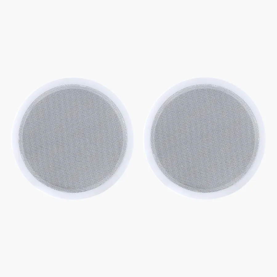 VEVOR Bluetooth Ceiling Speakers, 8, In Ceiling In-Wall Speaker System with Amplifier, 2-Way Flush Mount Speakers, for Damp Humid Placement, Home Theater, Living Room, or Covered Patio, 1 Pair