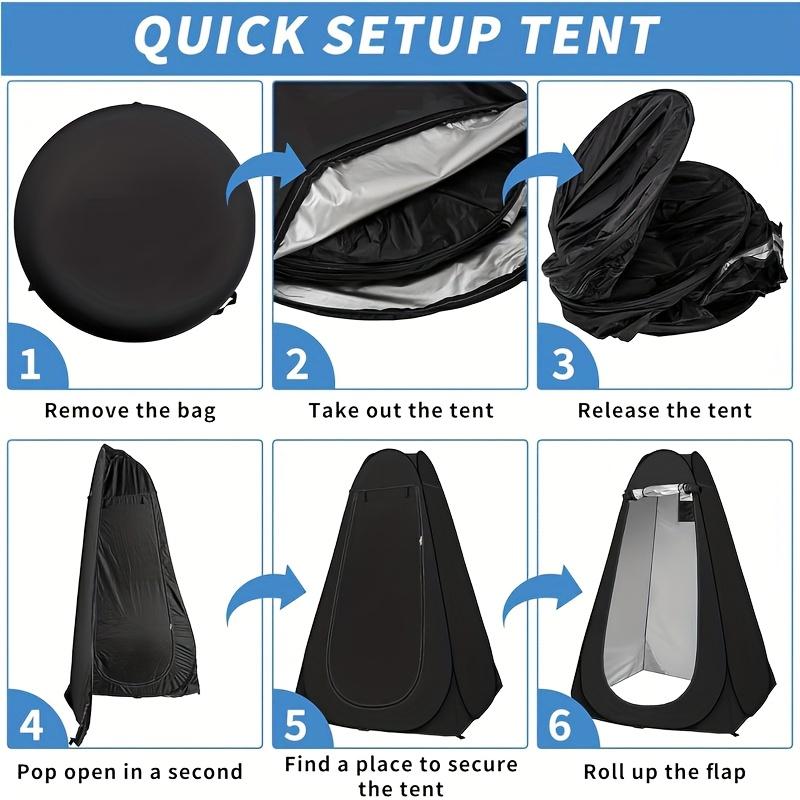 Pop-up shower tent, privacy awning, outdoor beach changing tent, temporary toilet travel equipment