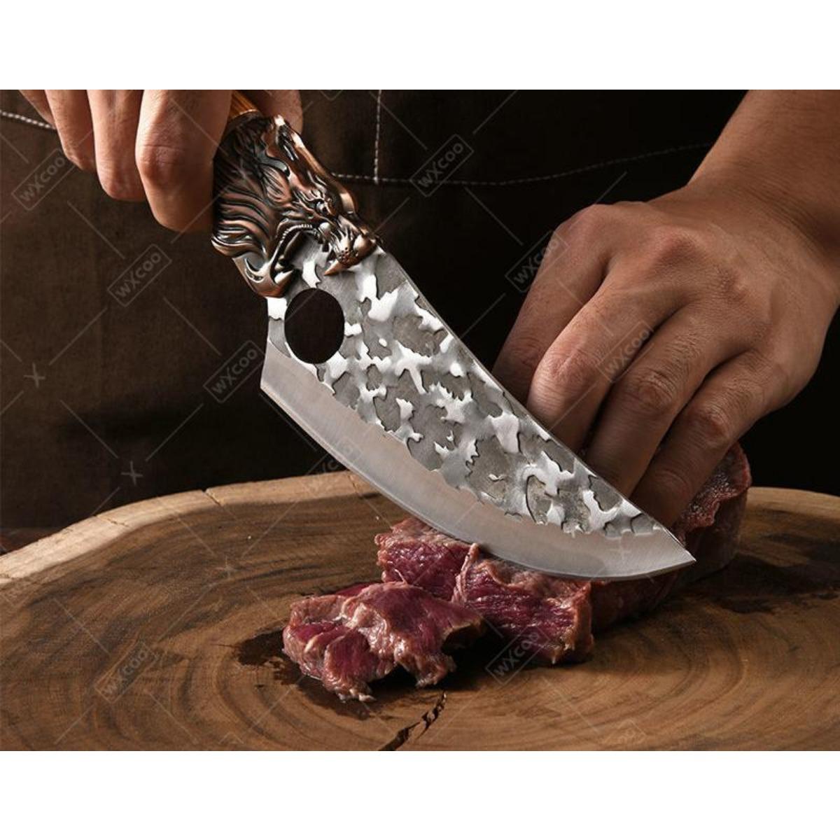 6pcs Professional Kitchen Chef Knife Set Stainless Steel Butcher Boning Knife Cutting Knives Fish Knife Utensils for Kitchen