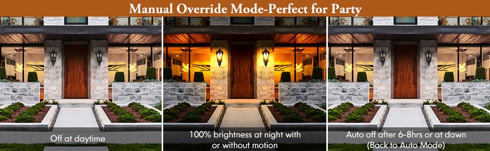 2-Pack Motion Sensor Outdoor Wall Lights, Dusk to Dawn Porch Lights Wall Mount, Waterproof Exterior Light Fixtures Sconces Lighting, Black Wall Lanterns Outside Lights for House Garage Front Door