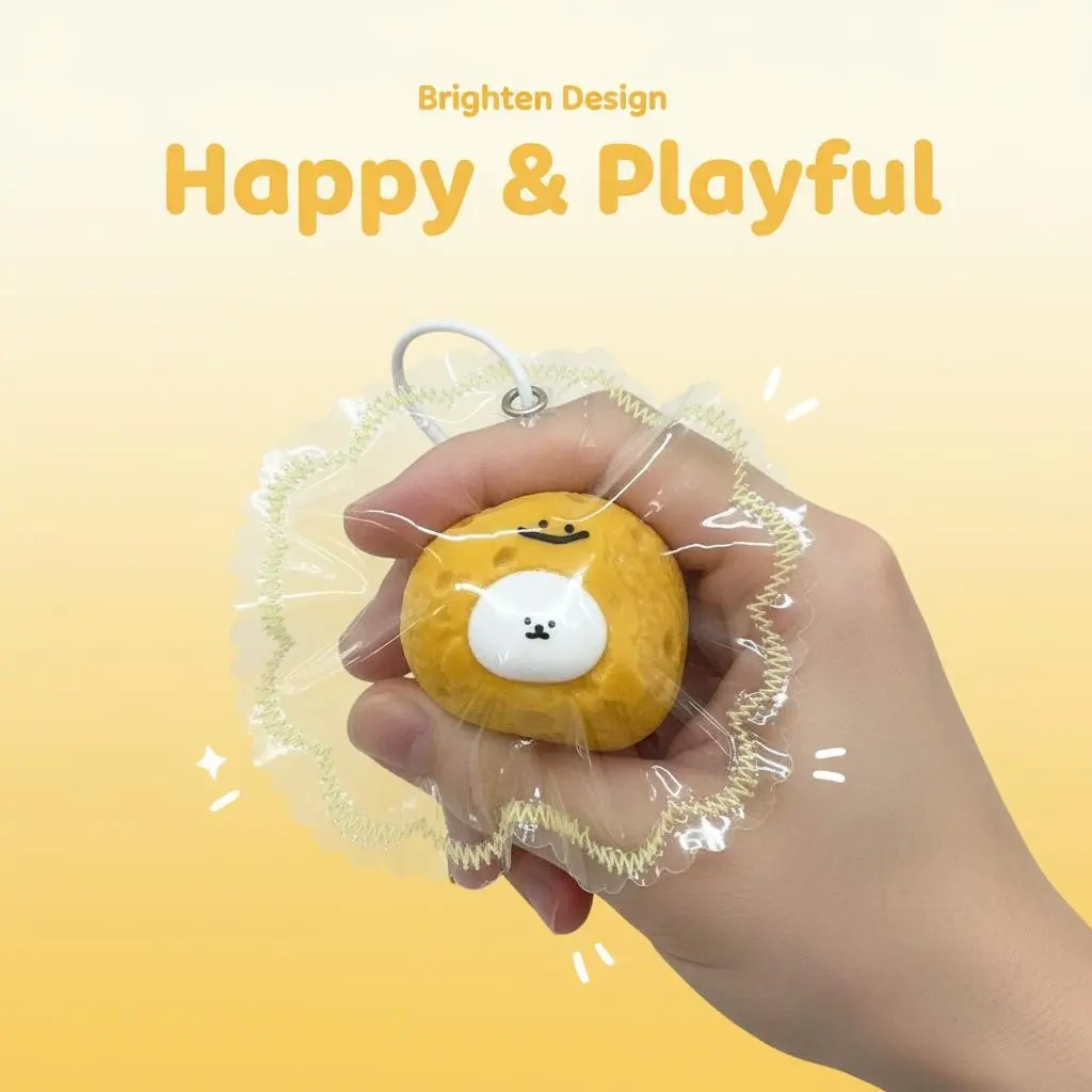 1pc Smiley Face Potato Squishy Toy, Soft Slow Rising Sensory Fidget for Stress Relief, Calming Stress Ball, Cute Vegetable Ball Desk Decor, Durable Relaxing Gift for Adults, Birthday, Christmas & Party Favors