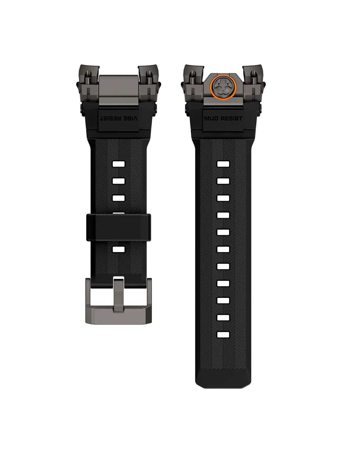 Mud-Resistant Tactical Band for Apple Watch Ultra, Industrial-Style Protective Bumper, Silicone Strap, All Seasons Accessory, Watch Straps