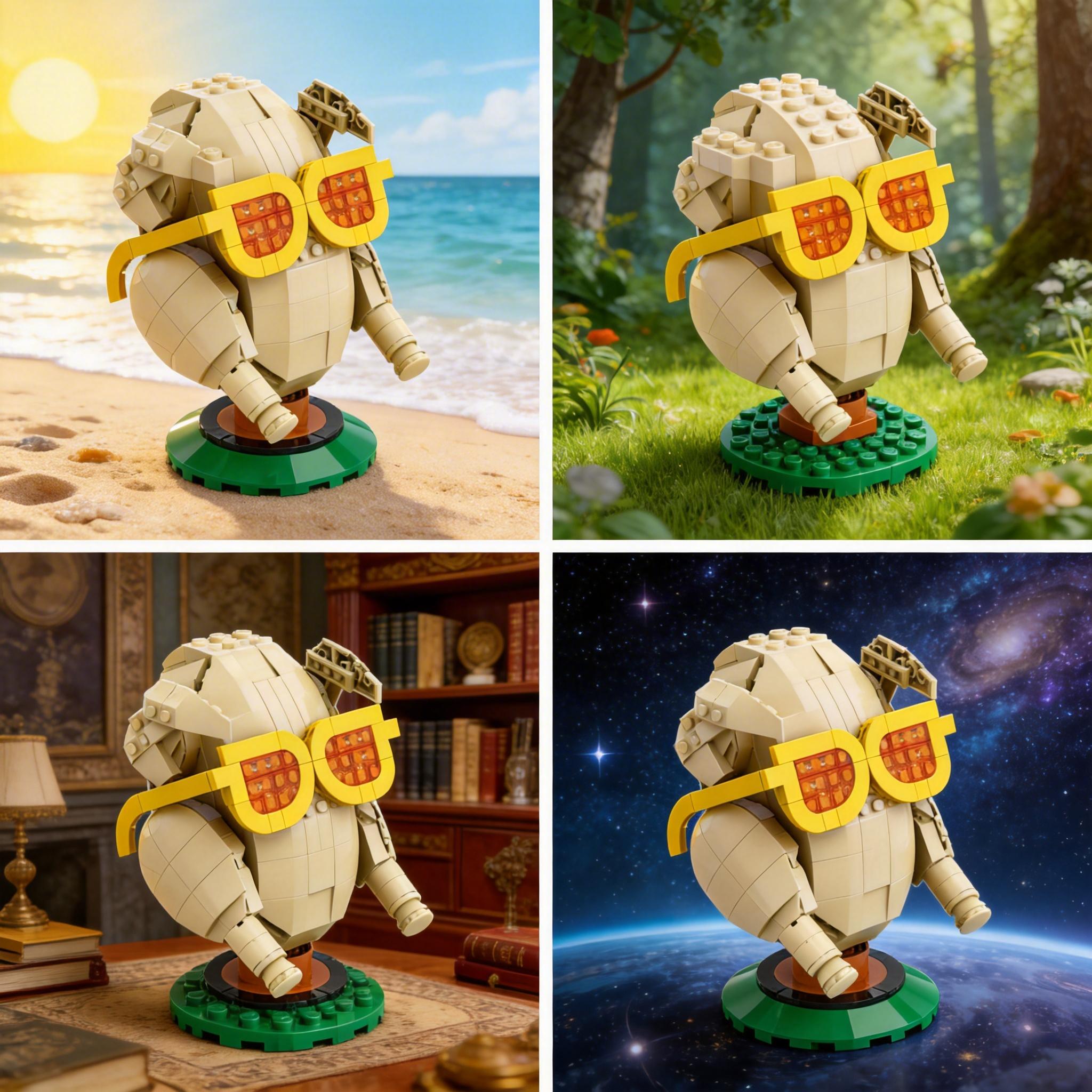 Turkey Head Building Bricks Compatible with Lego Mini Blocks Fun ...