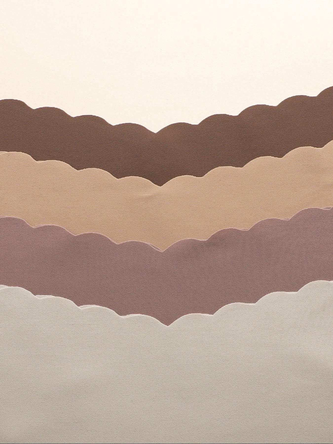 Women's Seamless Triangle Panties Set, Soft Thin Fitted Design, Fashionable Wave Edge, Casual Plain Pattern, All Seasons Wear