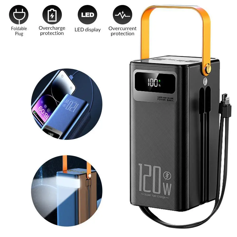 KEPEAK Portable UPS Power Station, 40000mAh Capacity, 22.5W Fast Charging, with LED Display for Desktop & Laptop Backup (Computers & Office Equipment Stabilizer)