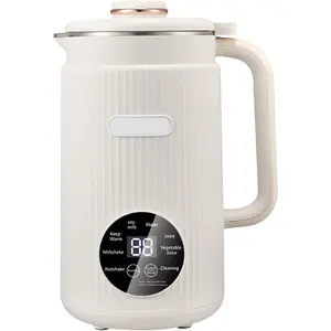 Upgraded 10-in-1 Nut Milk Maker Machine with Stainless Steel Lid, 40oz Nut Milk Maker for Almond, Oat, Soy, Juice, Plant Based Milk Maker Blender, 18H Delay/Keep Warm/Self Cleaning