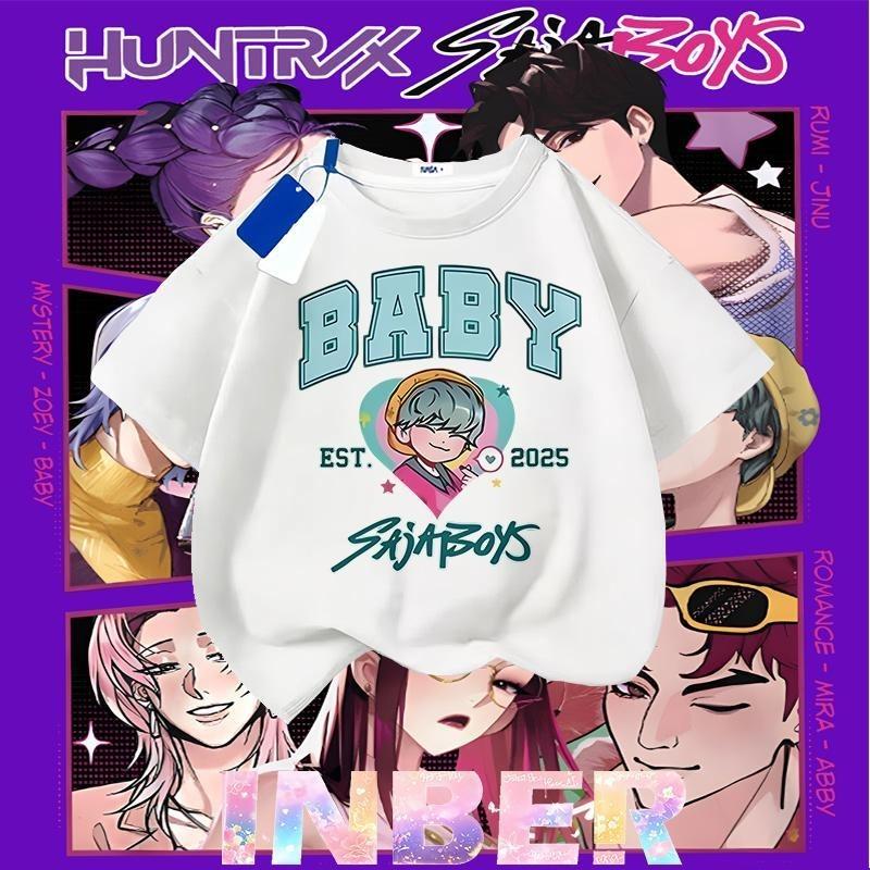 [Kids T-Shirt] Boys & Girls 100% Cotton Short Sleeve Tee – High-Quality Print, Soft Breathable Daily Wear Essential, Comfortable for School, Play & Layering in Winter, Sizes 100-160 (Ages 3-14)