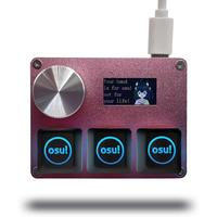 with osu keycaps--pink