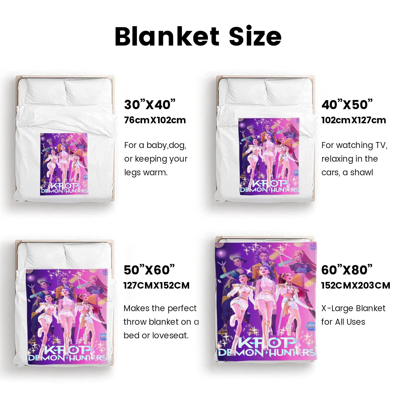 Kpop Devil Hunter Anime Plush Blanket, A Warm Nap Blanket,Suitable for Sofas, Beds, and Lounge Chairs, Suitable for All Seasons, and A Christmas Gift for Family and Friends.Mira Rumi Joey Blanket, Cozy Kpop Fangirl Gift Kpop Devil Hunter Anime Plush Blanket, A Warm Nap Blanket,Suitable for Sofas, Beds, and Lounge Chairs, Suitable for All Seasons, and A Christmas Gift for Family and Friends.Mira Rumi Joey Blanket, Cozy Kpop Fangirl Gift