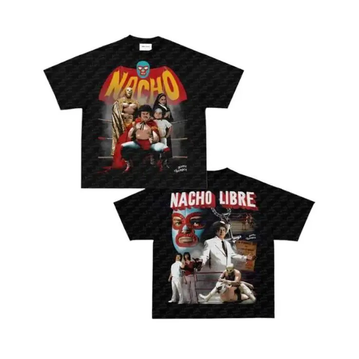 [Sale Up To 50%] Unisex NACHO LIBRE TEE,Movie shirt , film lover tee, cinema t-shirt,director gift, Movie Buff Apparel, film festival Wear ,Cinema fan top