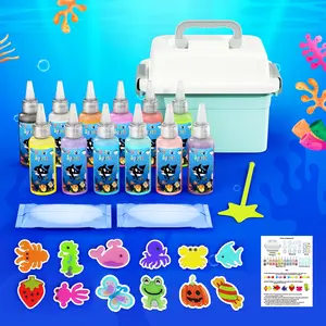 Fun Science DIY Experiment Kit, Magical 3D Water Elf Floating Toy, Easy Painting Crafts for Kids 3+, Perfect Christmas and Birthday Gift