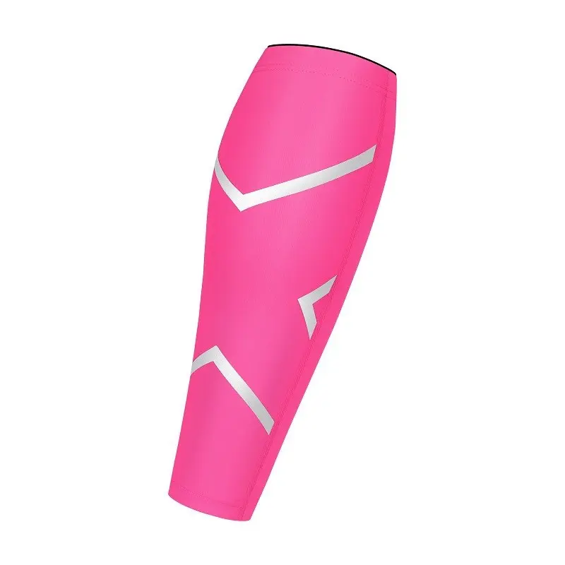 Unisex Compression Calf Sleeves - Breathable Reflective Sports Support Brace | Moisture-Wicking Polyester Material | Relieves Fatigue, Shin Splint Pain And Cramps | Suitable For Basketball, Soccer, Running, Cycling, Hiking And Outdoor Training