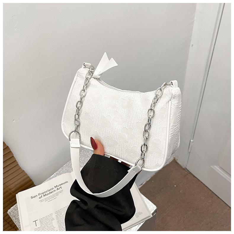 Fashion Felt Shoulder Bags for Women Small Casual Underarm Bag Female Hand Crossbody Bags for Women