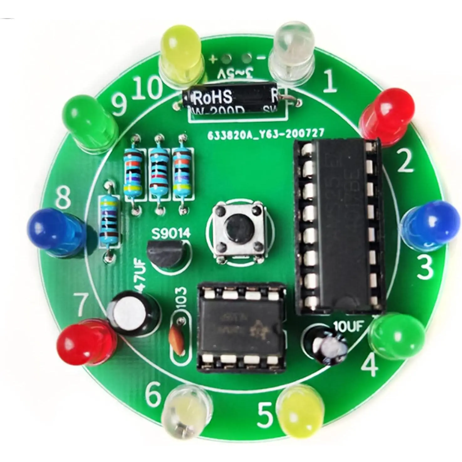 DIY Practical Soldering Practice Kit Practice Electronics Training Board