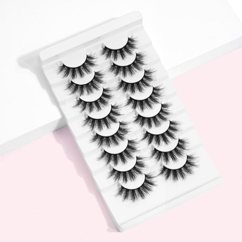 Music Festival Makeup False Eyelashes Kit, Summer Gift Reusable Wispy Faux Strip Lashes for Eyelash Extensions Kit, Individual Lashes Extension Kit, Volume Focused Lashes, Trending Makeup #TOP PICKS