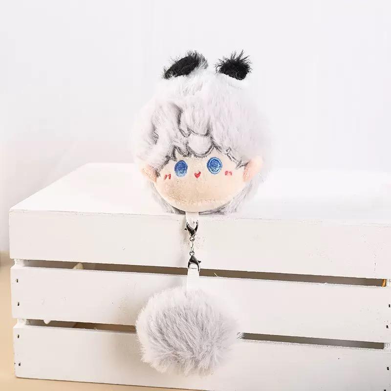 Game Love and Deepspace Xavier Sylus Rafayel Cosplay Keychain Plush Figure Doll Keyring Key Chain Bag Backpack Pendant Prop Gift