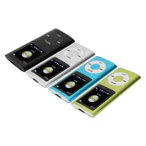 mp3 music player Aluminum Alloy   Stylish Multifunctional Lossless Sound Slim 1.8 Inch LCD Screen Portable